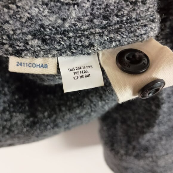 Taylor Stitch Connor Boucle Overshirt S 38 Gray Wool Blend Workwear Gorpcore - Picture 6 of 11